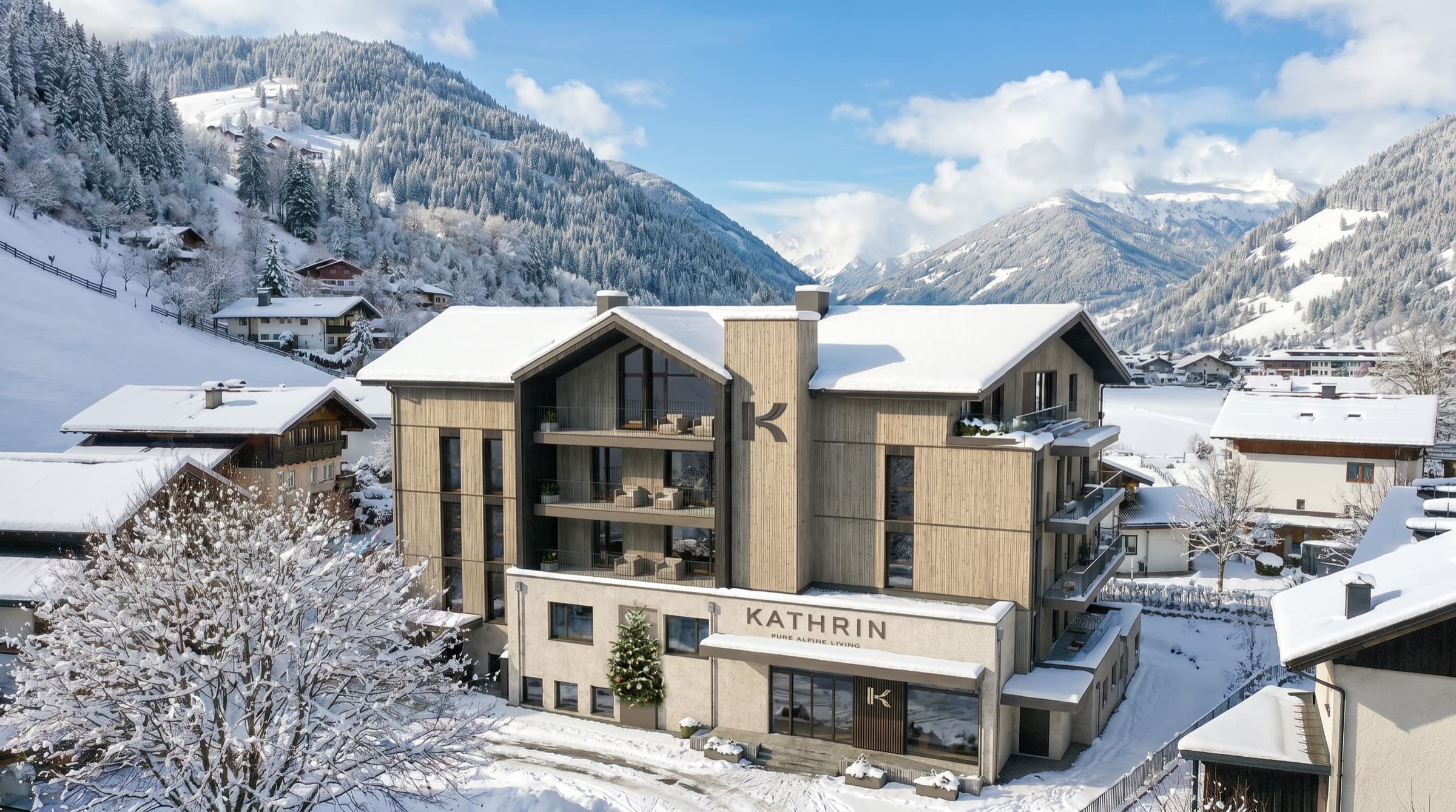 Kathrin – pure alpine living im verschneiten Großarltal